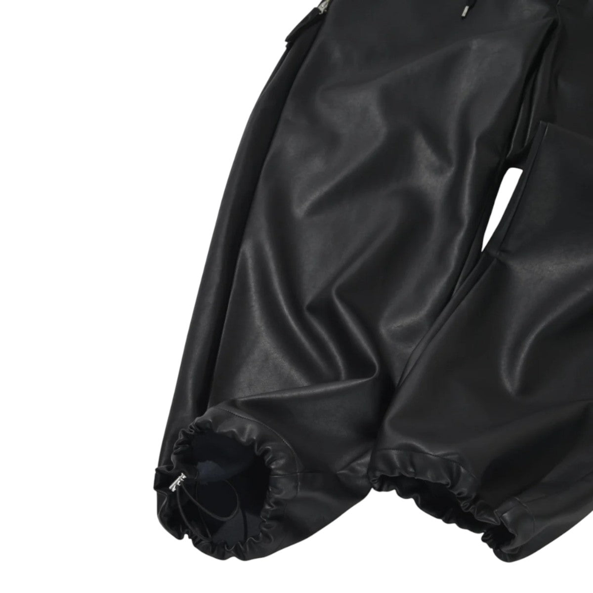 私専用 SUPERTHANKS]Faux Leather Side-zip Wide Pants/BLACK(ST254PT01A) – R&Co.