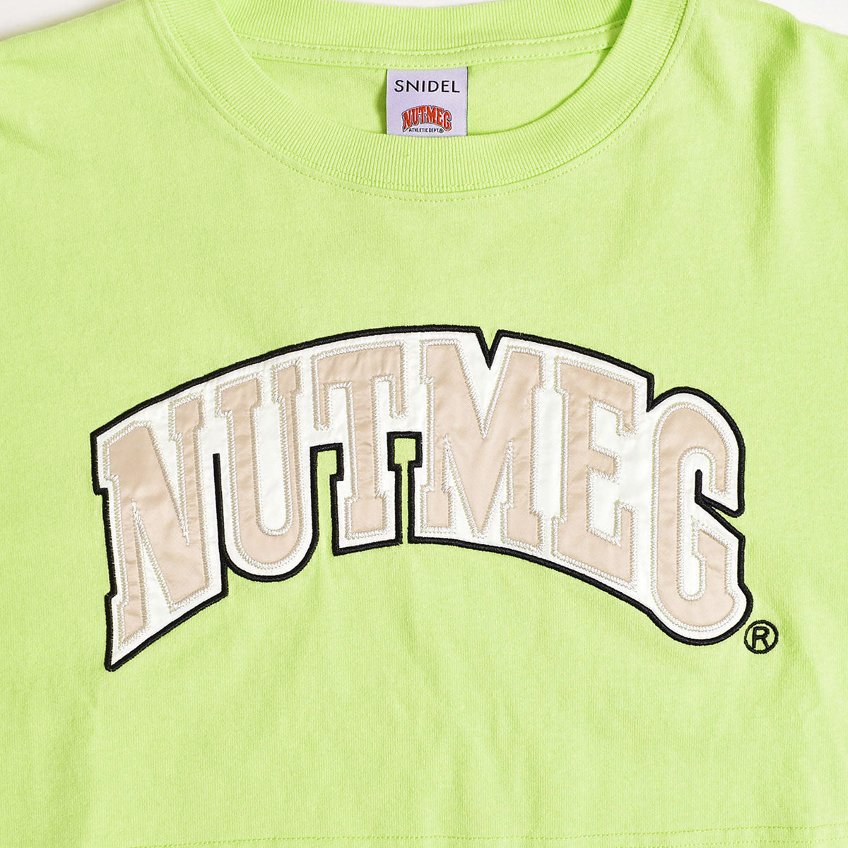 SNIDEL]【NUTMEG】クロップドロングTシャツ/LIME(SWCT232022) – R&Co.