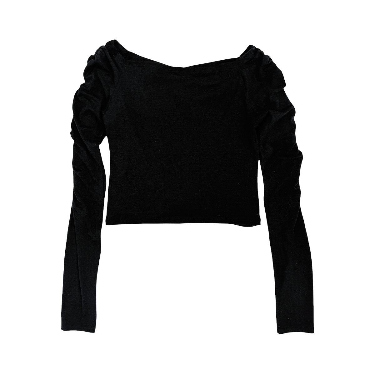 SNIDEL]ギャザーオフショルカットソー/BLACK(SWCT251149) – R&Co.