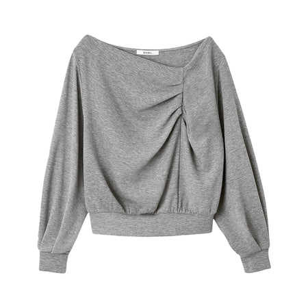 [SNIDEL]タックディティールスウェットPO/GRAY(SWCT254213)