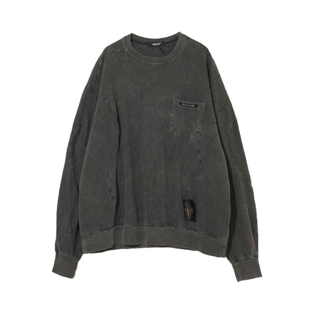 [UNDERCOVER]ラフィー天竺長袖リブCS/D.CHARCOAL(UC1F4807)