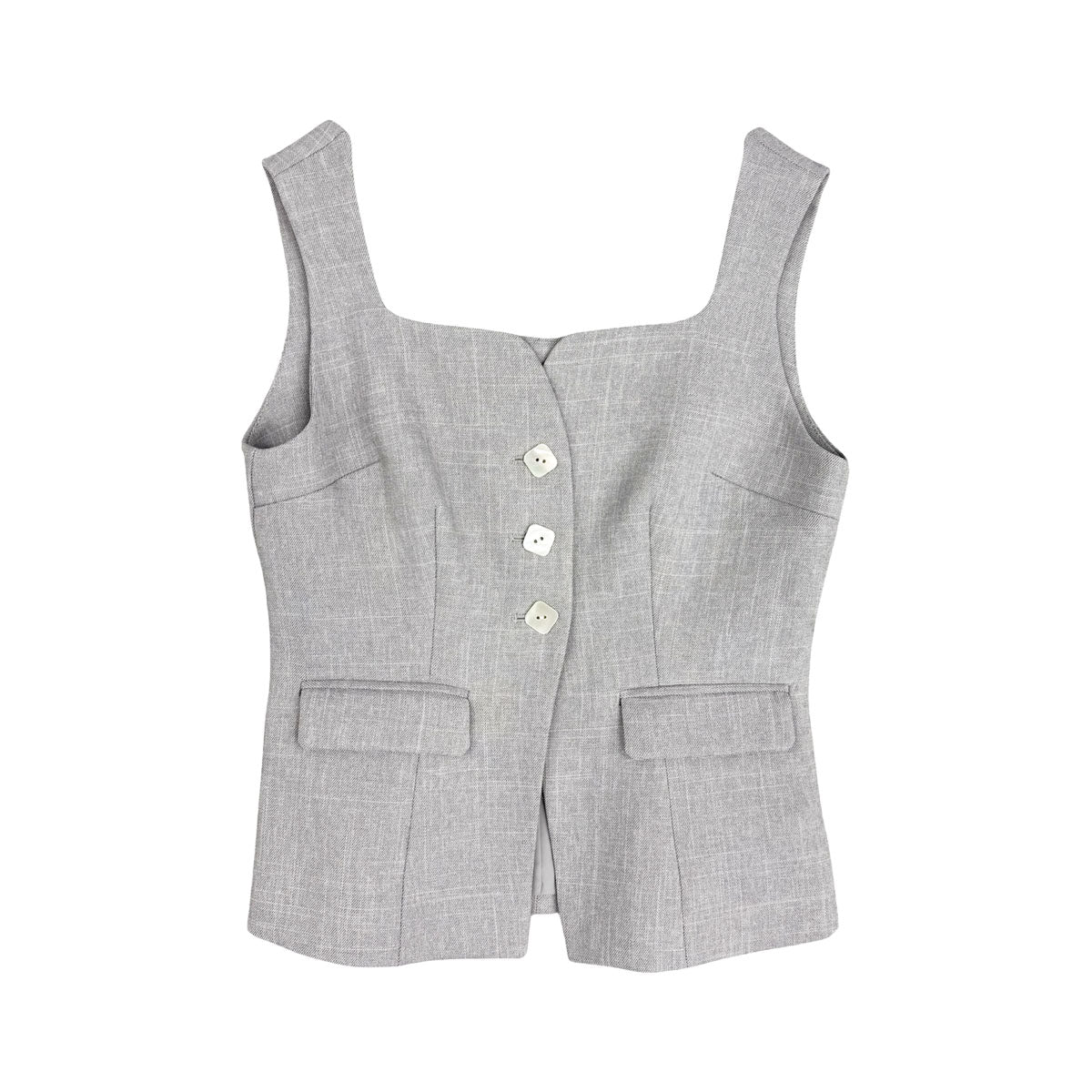 SNIDEL グレー ダブルブレスト ベスト SNIDEL グレー ダブルブレスト ベスト