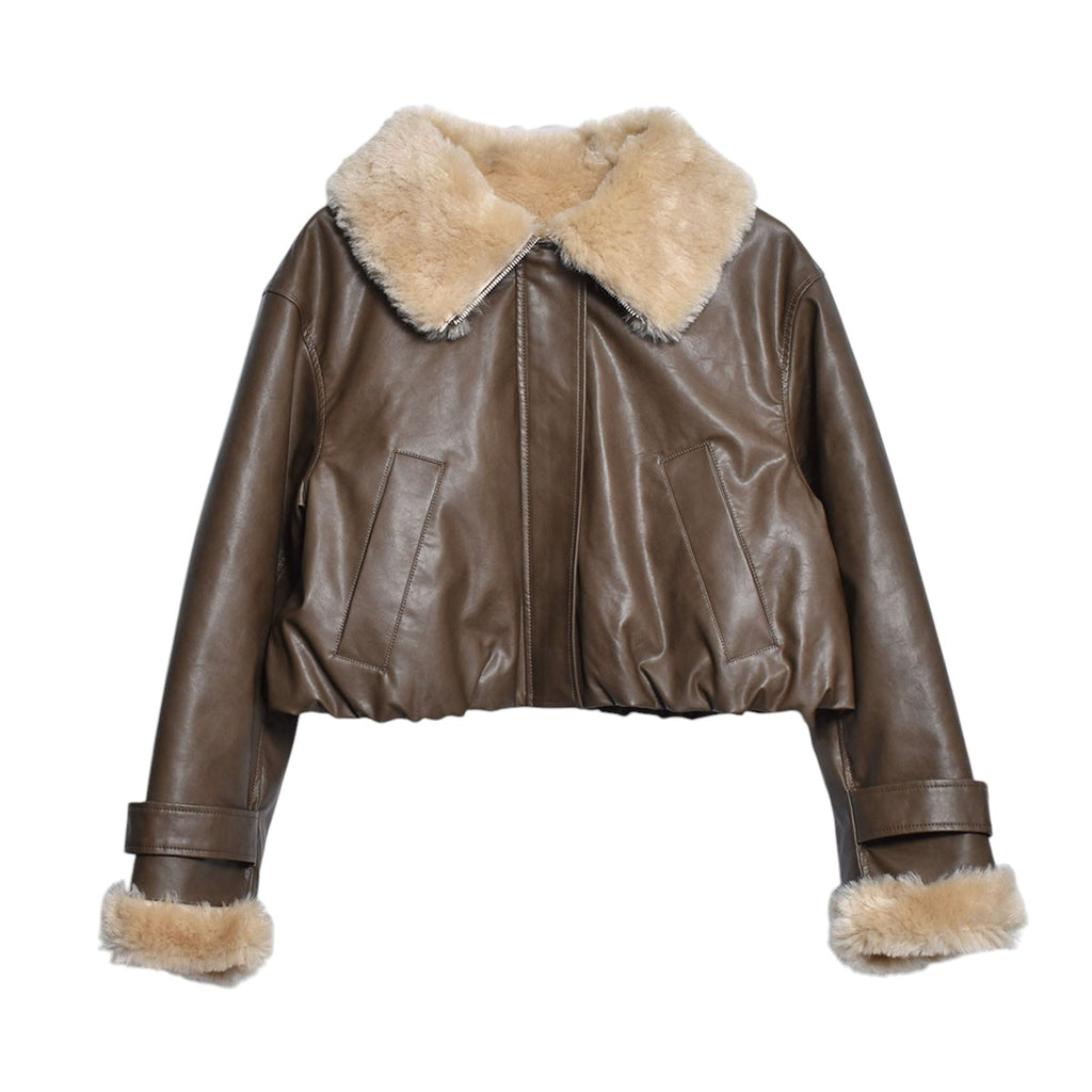 SNIDEL]バリエボンバージャケット/BROWN(SWFJ245051) – R&Co 