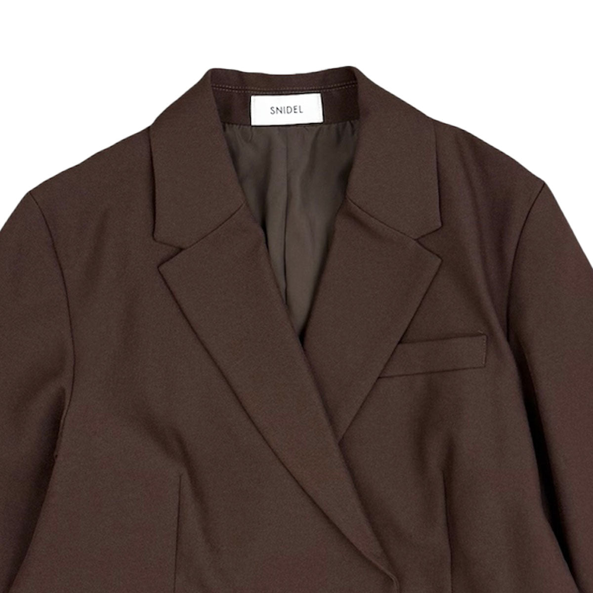 SNIDEL]SusメタルボタンテーラードJK/BROWN(SWFJ254152) – R&Co.