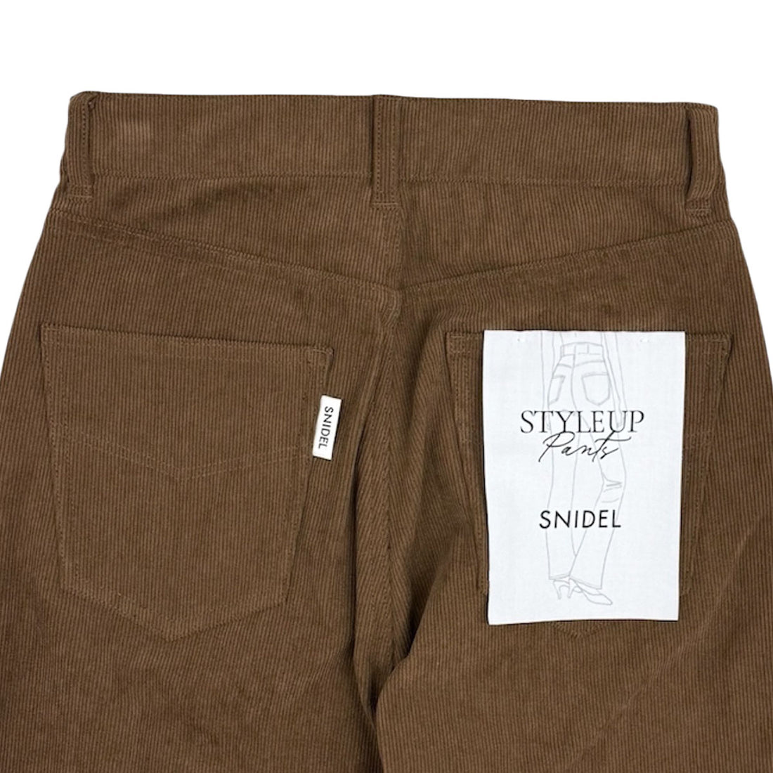 [SNIDEL]STYLEUPPANTSストレート/BROWN(SWFP259284)