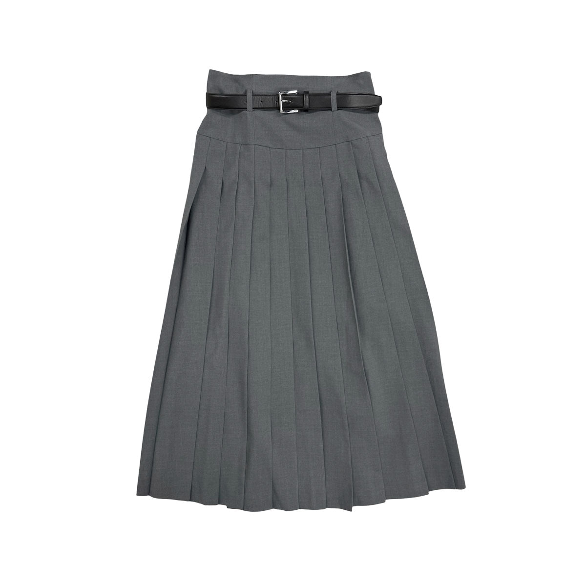 SNIDEL]ベルト付きプリーツロングSK/GRAY(SWFS245129) – R&Co.