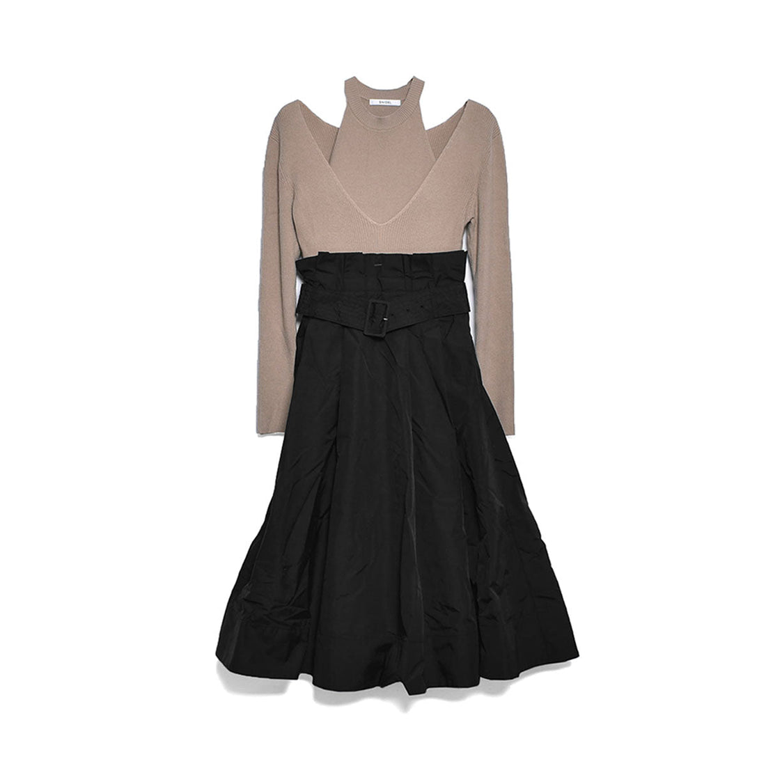 スナイデル タフタボリュームギャザーワンピース ドット 0 （snidel  