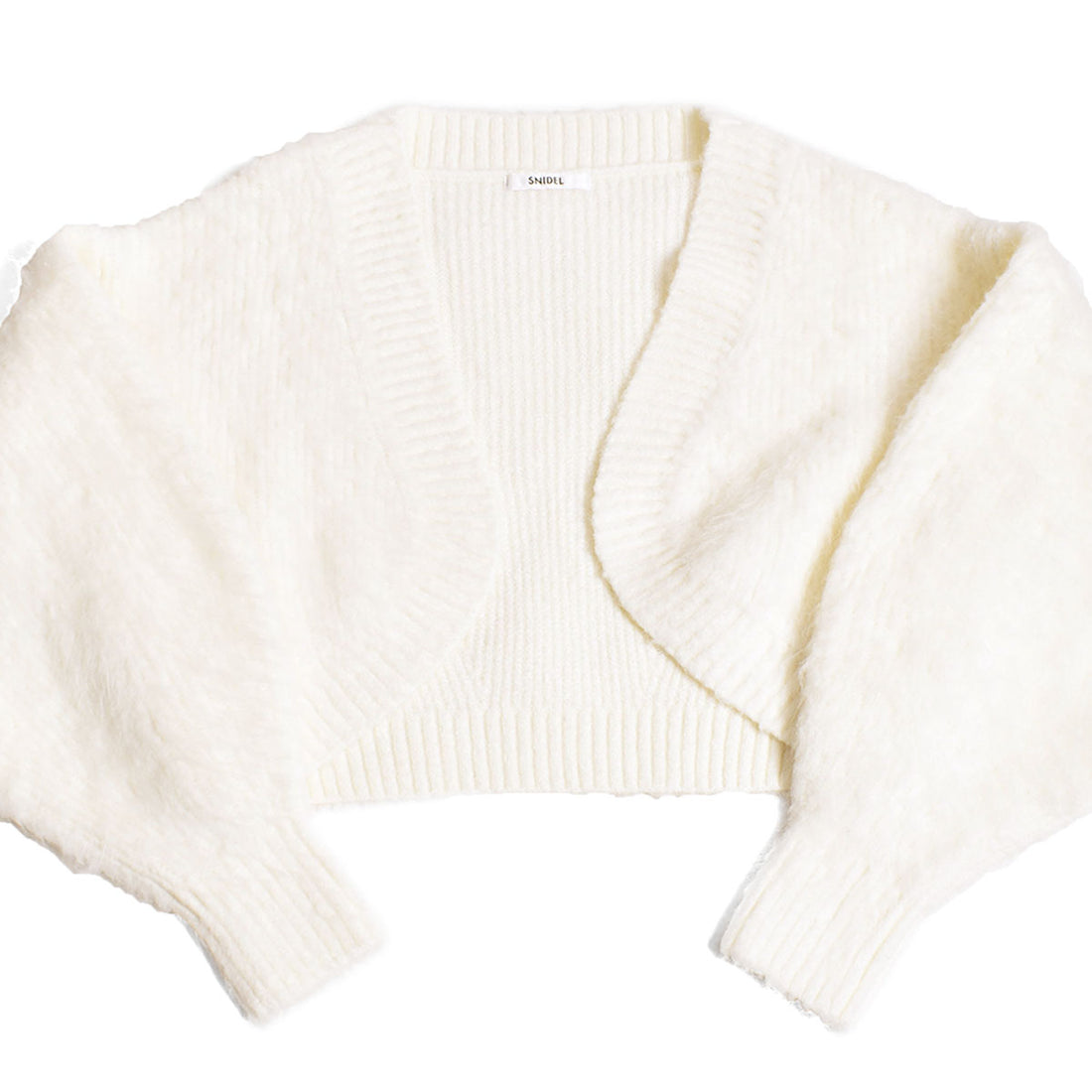 SNIDEL]ファーライクアンサンブルニットプルオーバー/WHITE(SWNT235085 