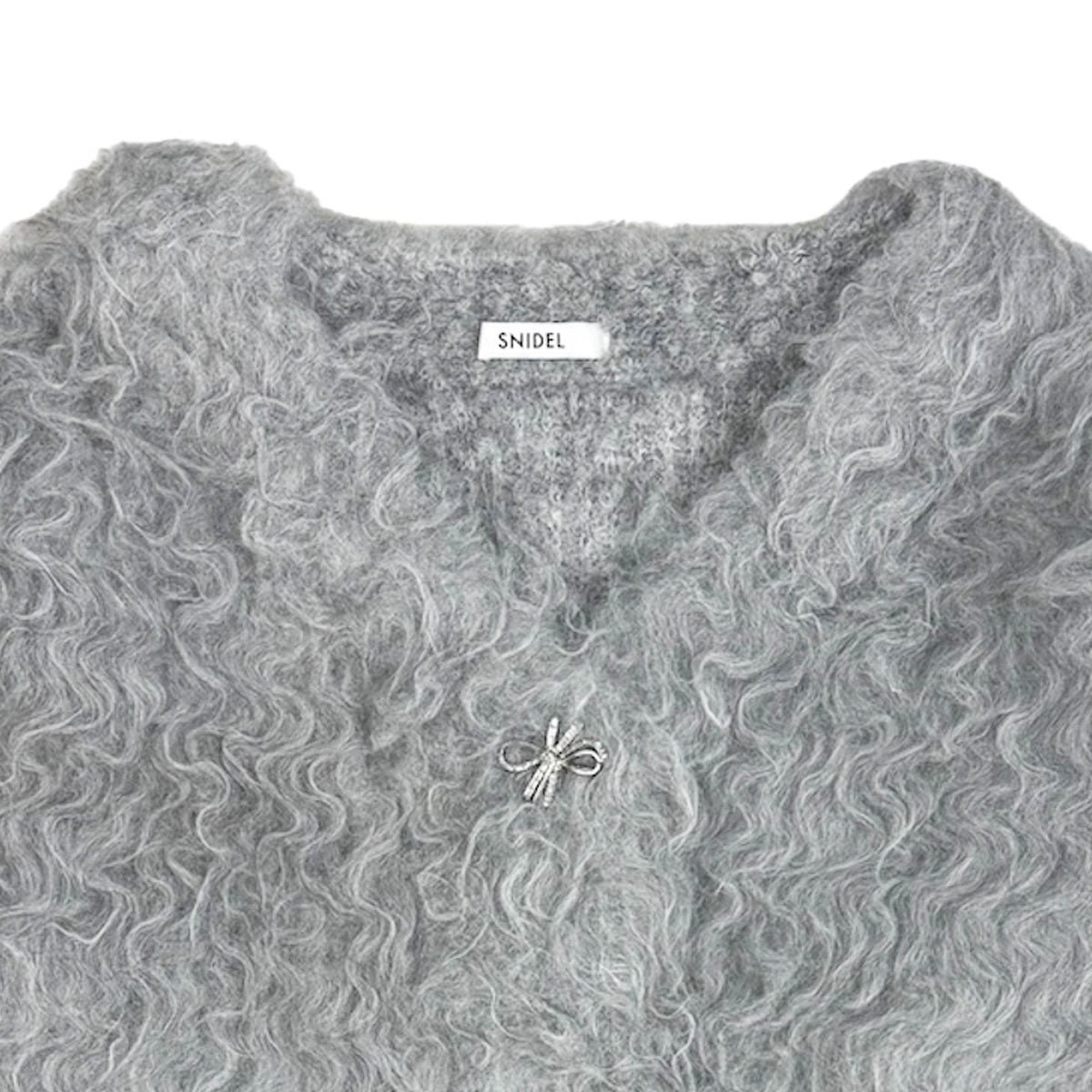 SNIDEL]デザインニットCD/GRAY(SWNT254242) – R&Co.