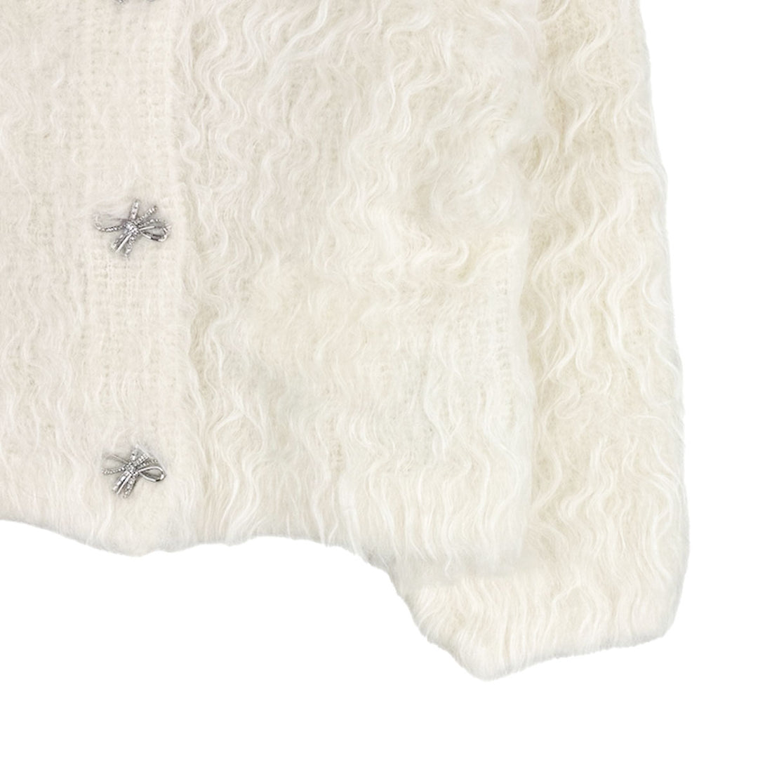 [SNIDEL]デザインニットCD/WHITE(SWNT254242)