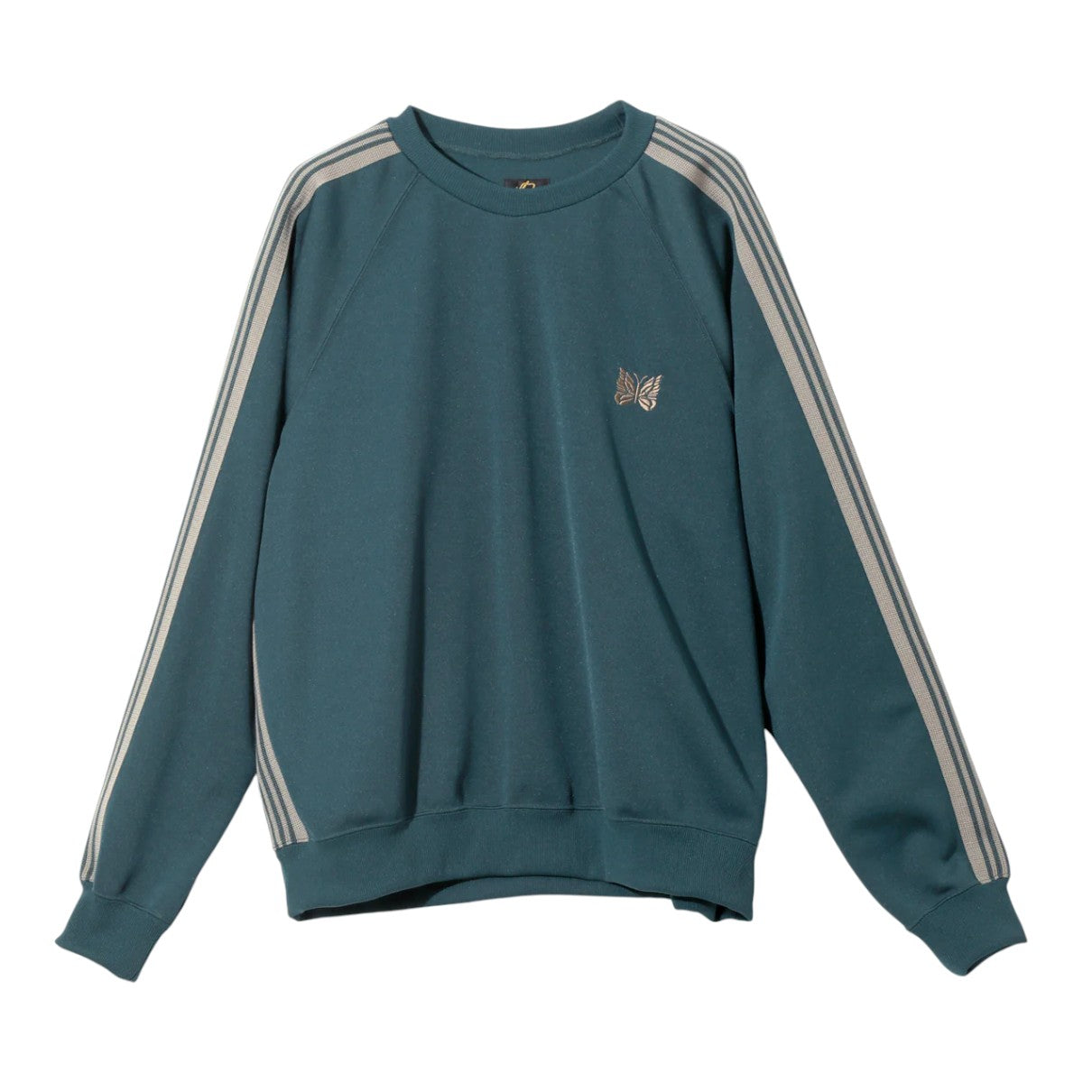NEEDLES]Track Crew Neck Shirt - Poly Smooth/GREEN(SX405) – R&Co.