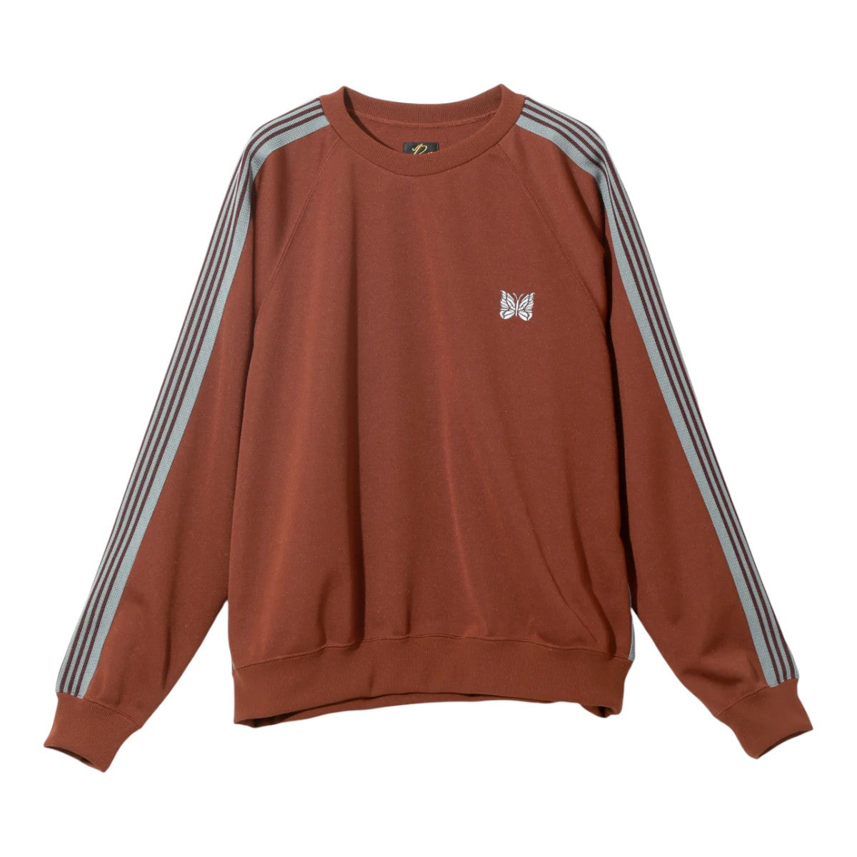 NEEDLES]Track Crew Neck Shirt - Poly Smooth/RUST(SX405) – R&Co.