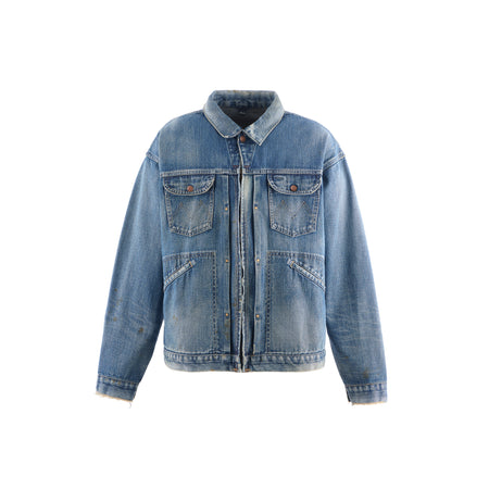[SAINT Mxxxxxx]DENIM JACKET/M/BLUE(SM-HR1-0000-080)