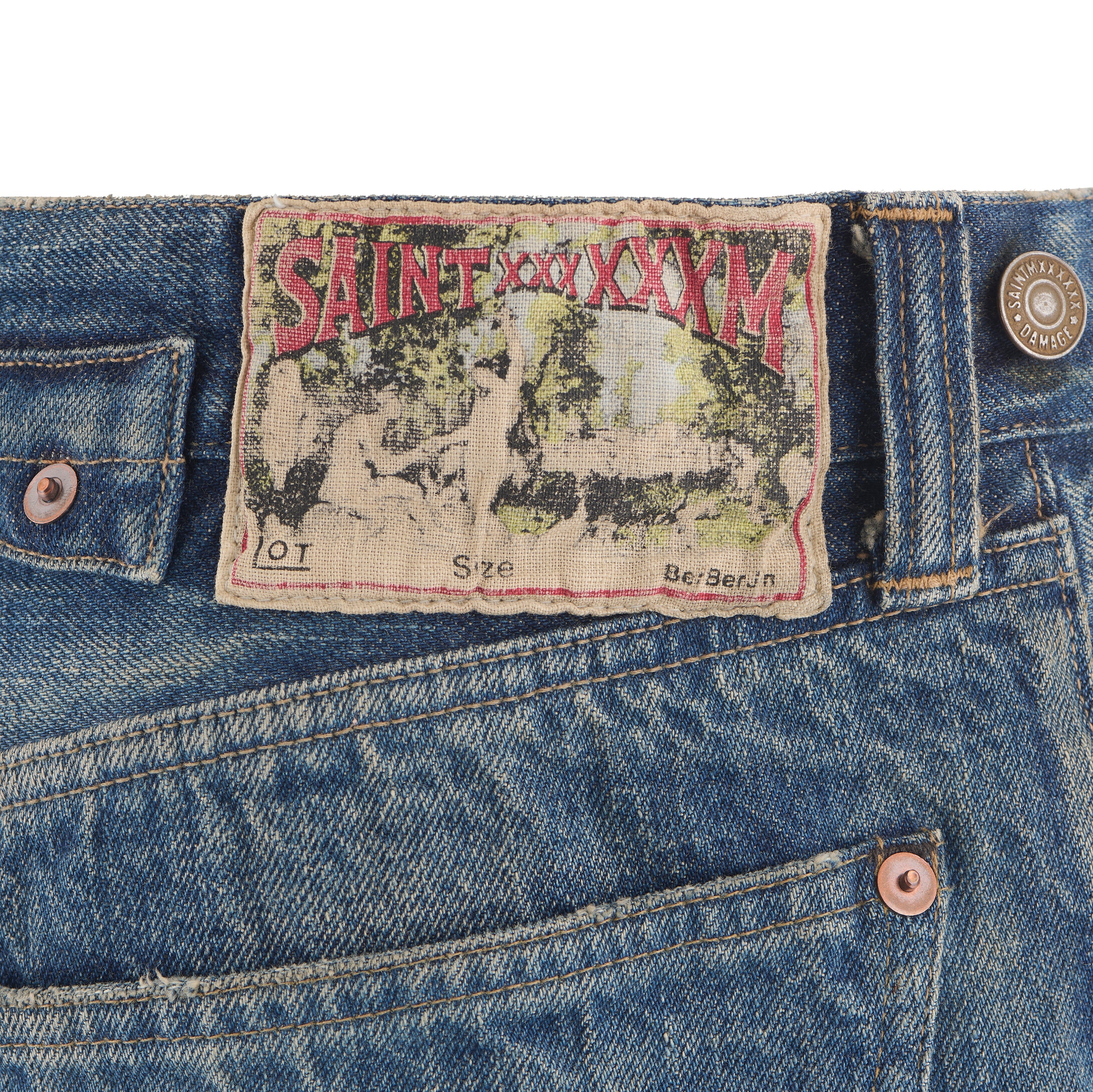 SAINT Mxxxxxx]BB_DENIM PNT/5PKTS DAMAGE/BLUE(SM-HR1-0000-C60) – R&Co.