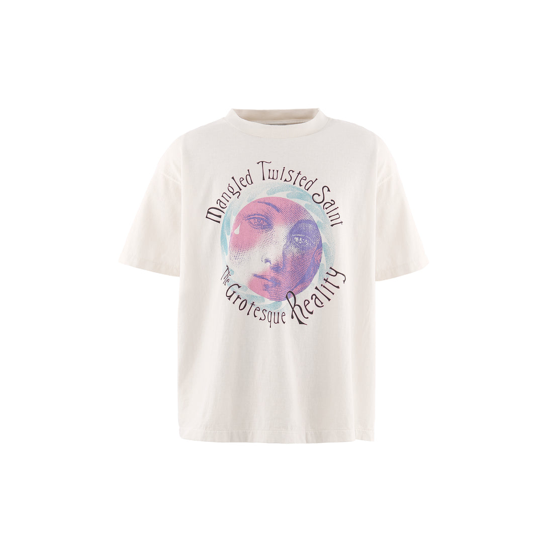 [SAINT Mxxxxxx]SW_SS T-SHIRT/TWISTED SAINT/WHITE(SM-MK8-0000-C09)
