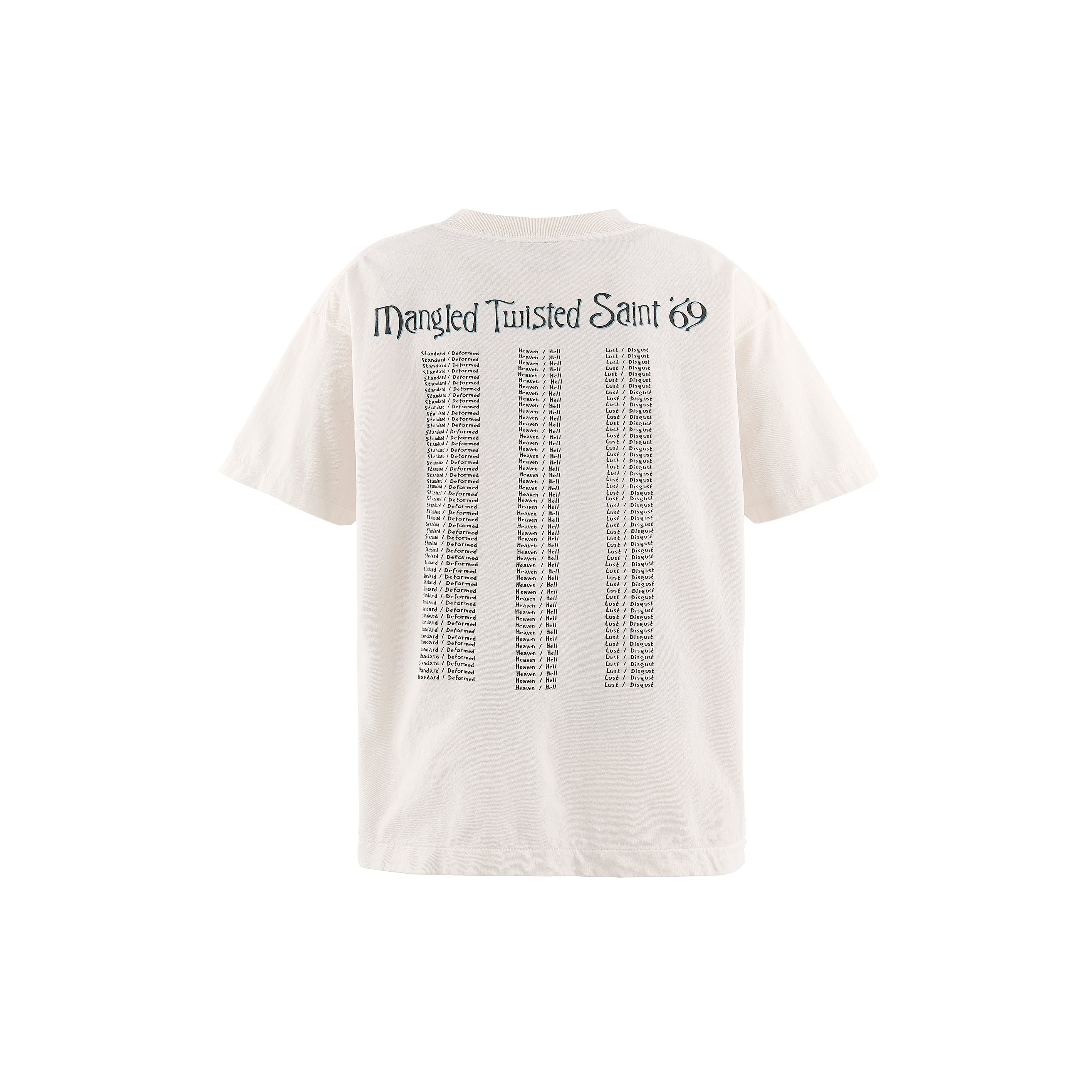 SAINT Mxxxxxx]SW_SS T-SHIRT/TWISTED SAINT (SM-MK8-0000-C09) – R&Co.