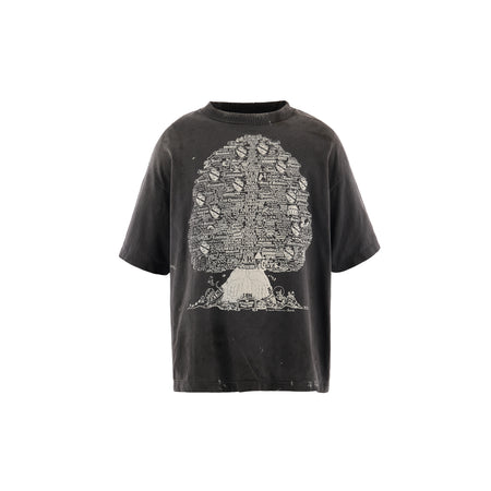 [SAINT Mxxxxxx]SS T-SHIRT/TREE/BLACK(SM-MK8-0000-001)