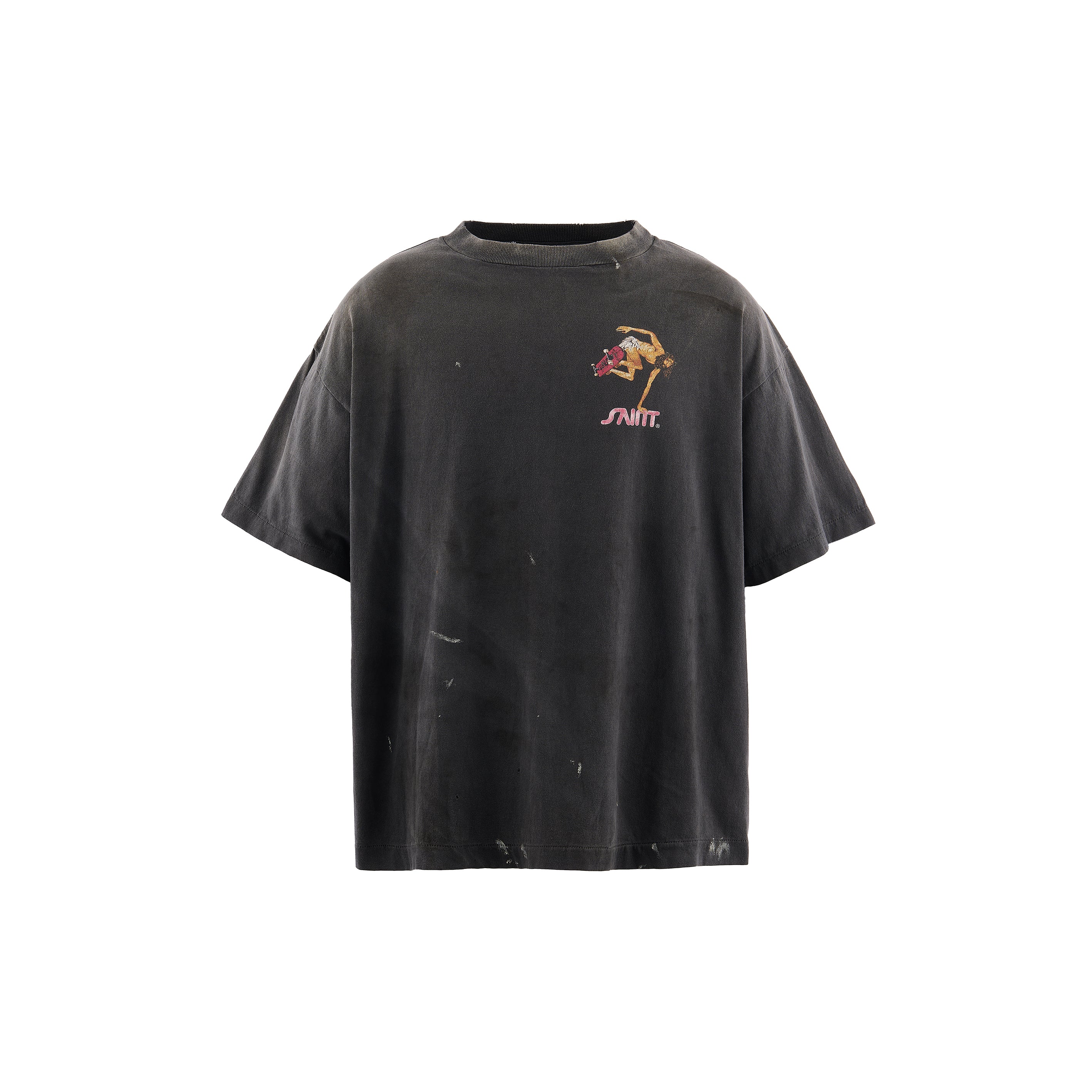 SAINT Mxxxxxx]SS T-SHIRT/SKATE/BLACK(SM-MK8-0000-007) – R&Co.
