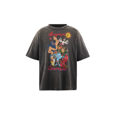 [SAINT Mxxxxxx]SS T-SHIRT/ALMITHY SAINT/BLACK(SM-MK8-0000-008)