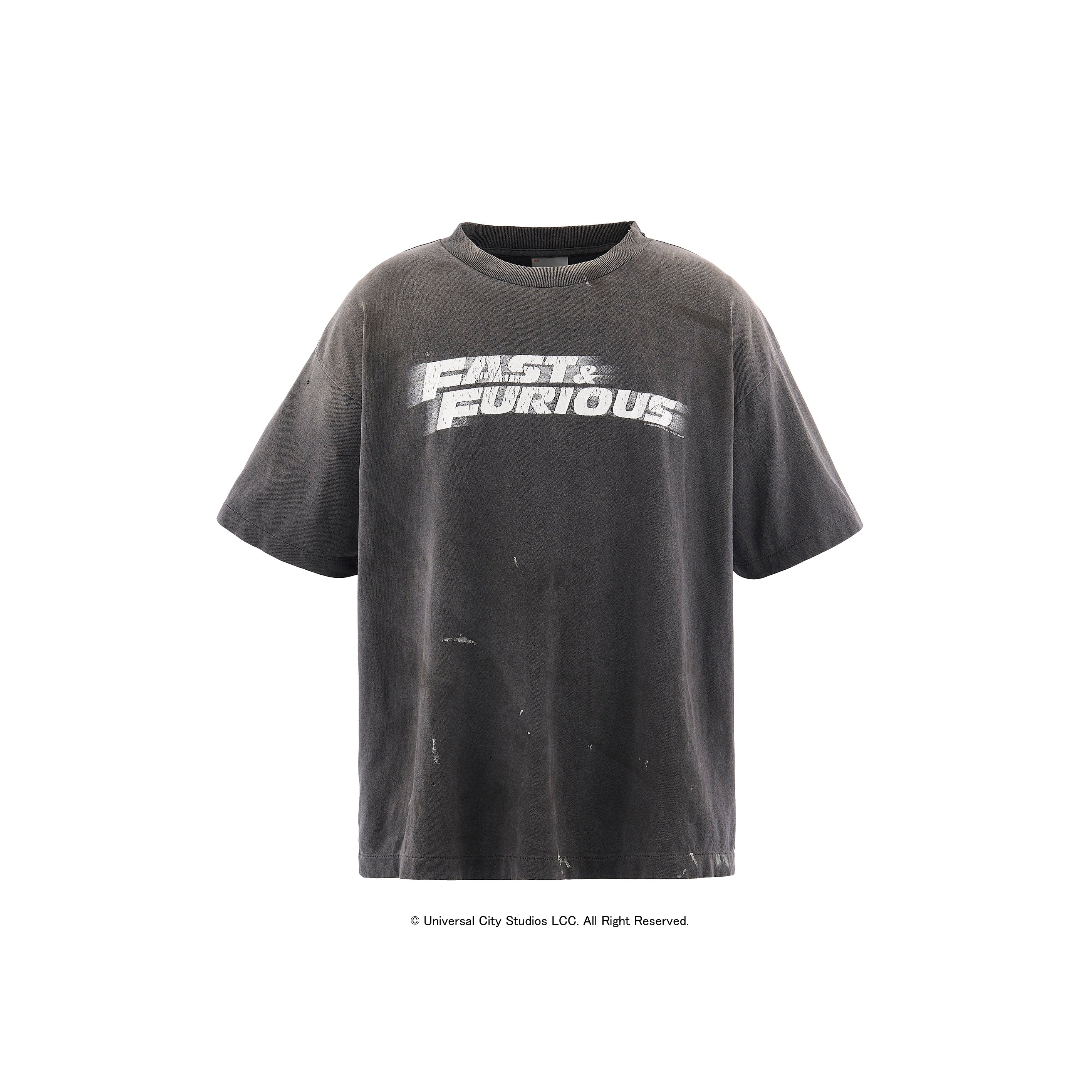 SAINT Mxxxxxx]FF_SS T-SHIRT/FAST FURIOUS/BLACK(SM-MK8-0000-C06