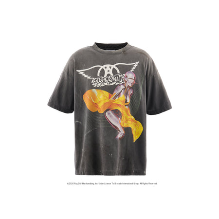[SAINT Mxxxxxx]AS_SS T-SHIRT/AEROSMITH/BLACK(SM-MK8-0000-C25)