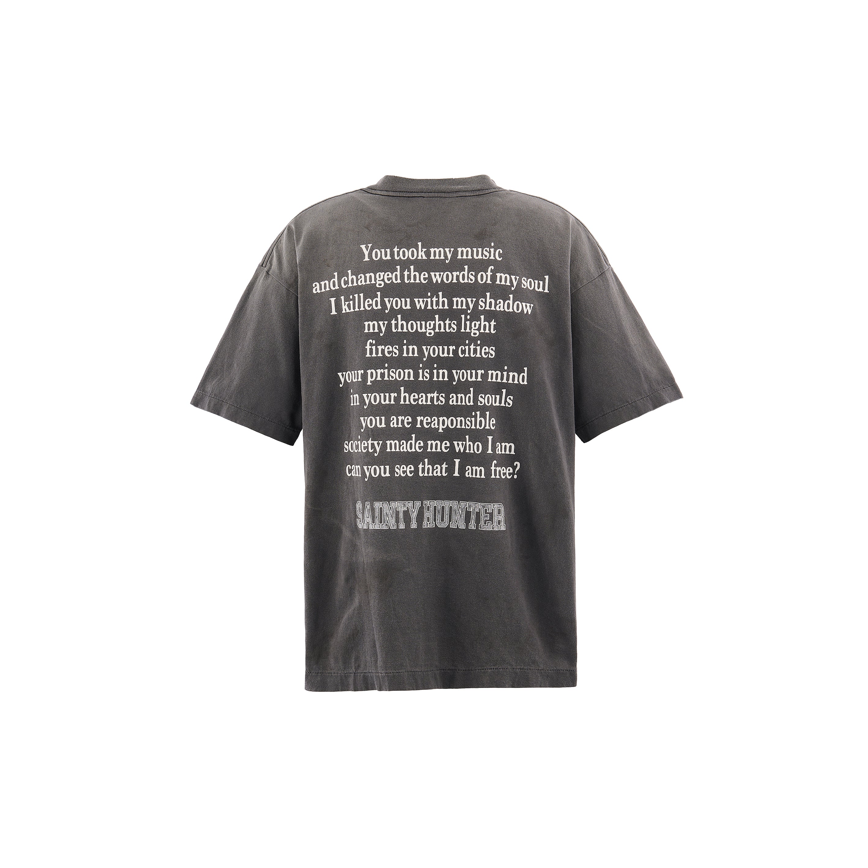 SAINT Mxxxxxx]BH_SS T-SHIRT/SKULL-K&BABY-M/BLACK(SM-MK8-0000-C28