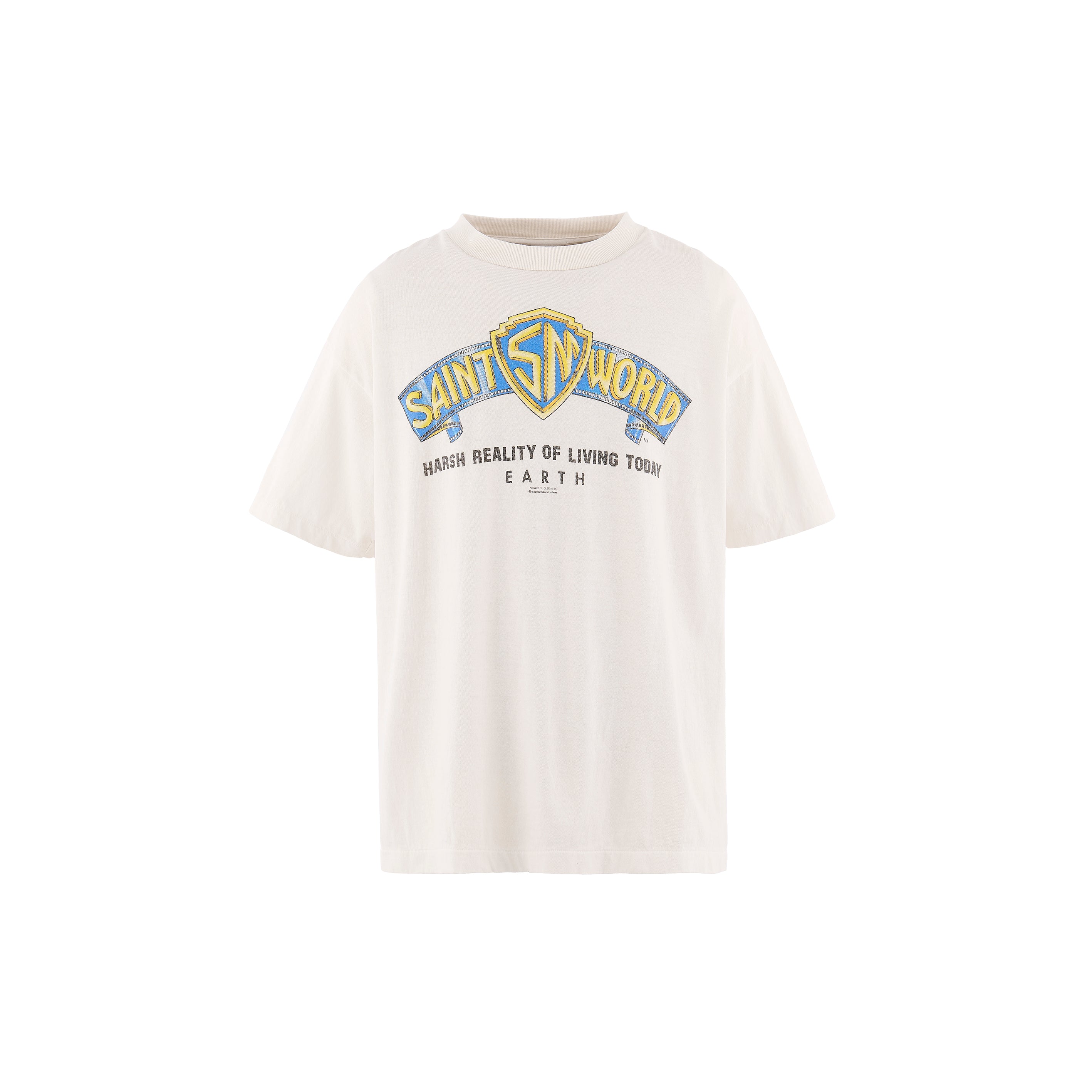 SAINT Mxxxxxx]SS T-SHIRT/SAINT WORLD/WHITE(SM-MK8-0000-015) – R&Co.