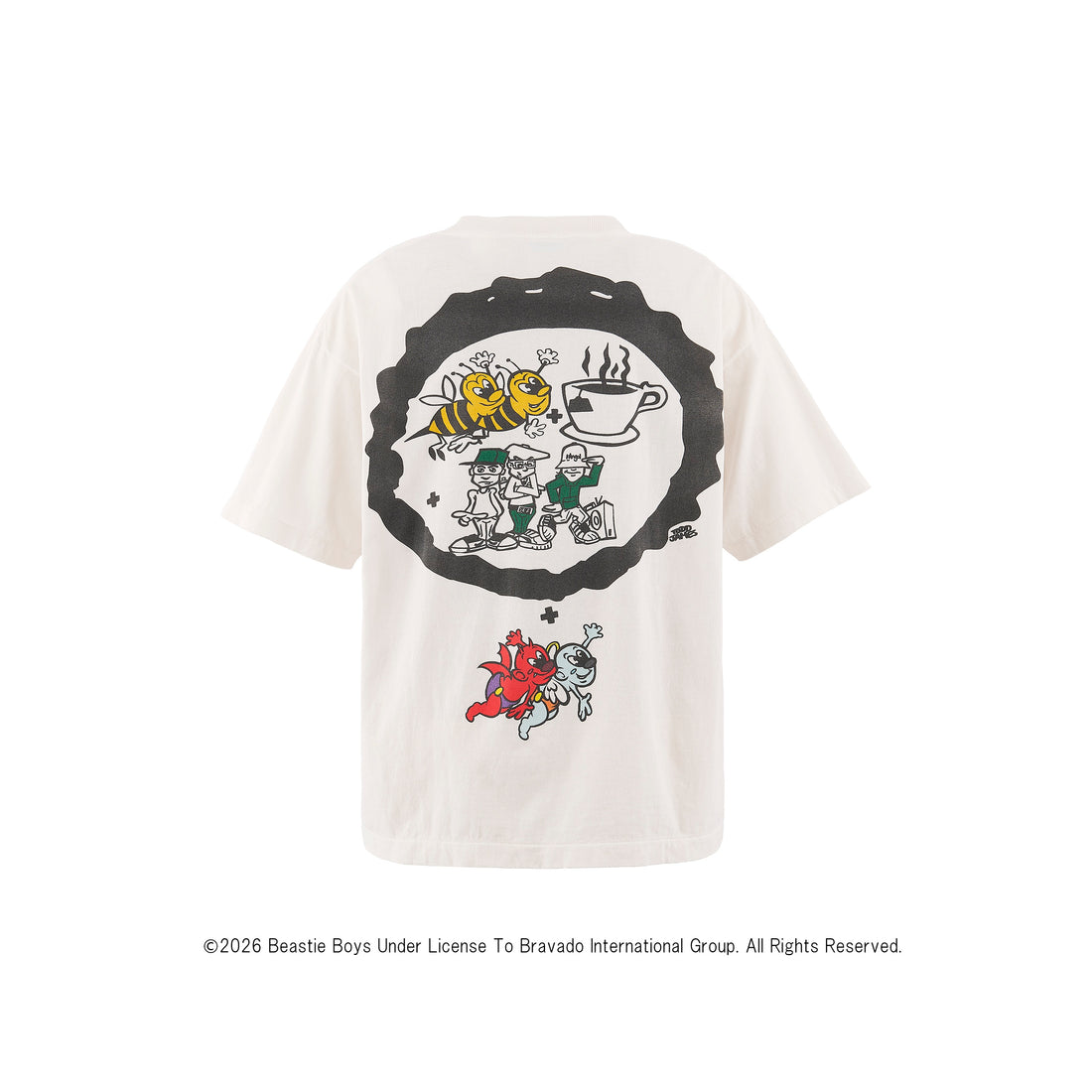 [SAINT Mxxxxxx]BTB_SS T-SHIRT/BEASTIEBOYS/WHITE(SM-MK8-0000-C23)