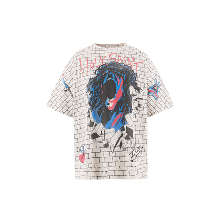 [SAINT Mxxxxxx]SS T-SHIRT/HOLY SAINT/WHITE(SM-MK8-0000-012)