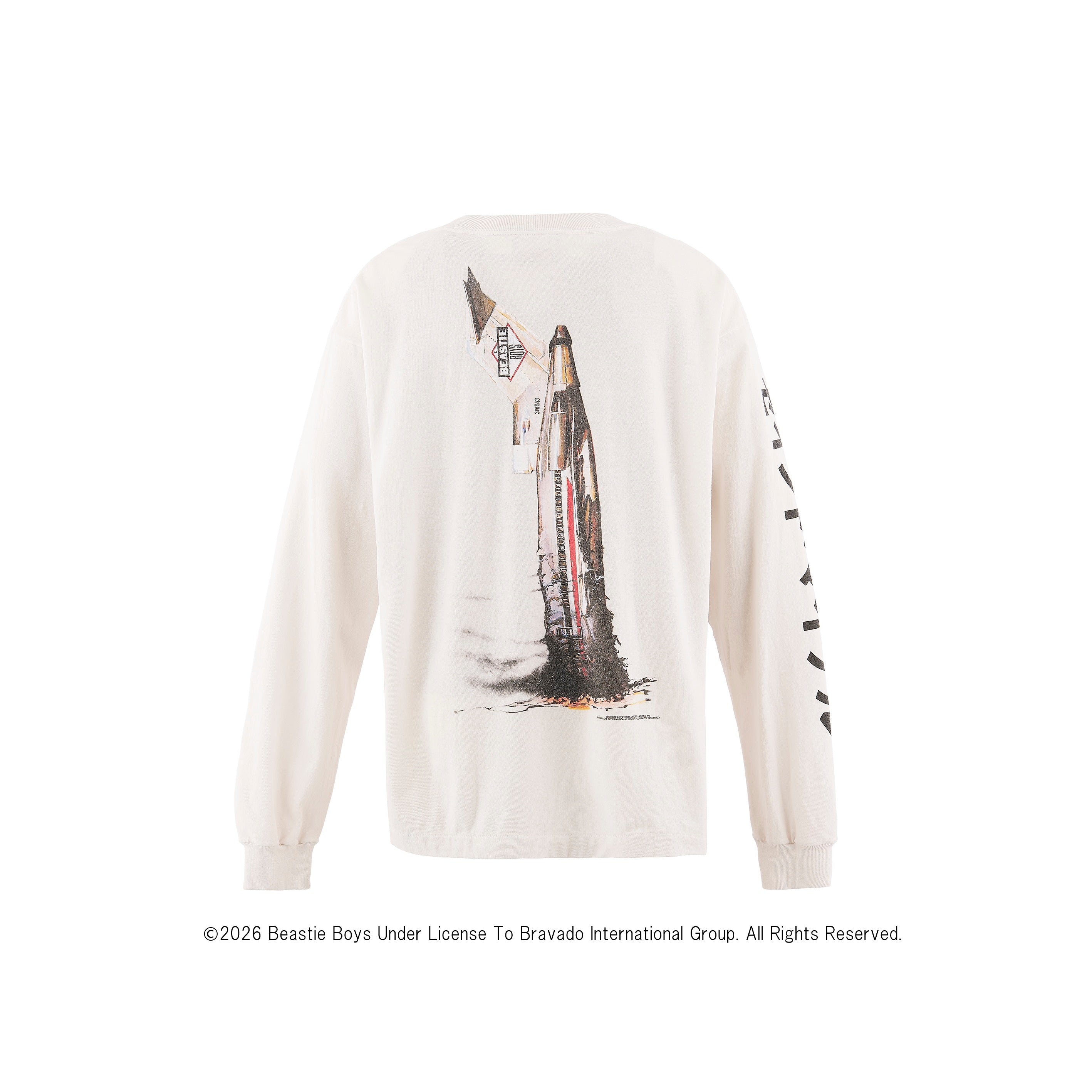 SAINT Mxxxxxx]BTB_LS T-SHIRT/BEASTIEBOYS/WHITE(SM-MK8-0000-C24