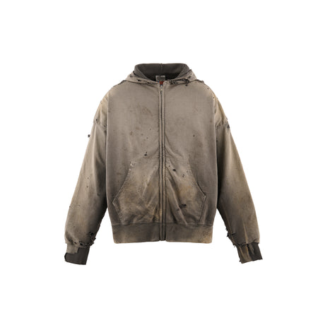 [SAINT Mxxxxxx]DOUBLE FACE ZIP HOODIE/CHARCOAL(SM-MK8-0000-061)