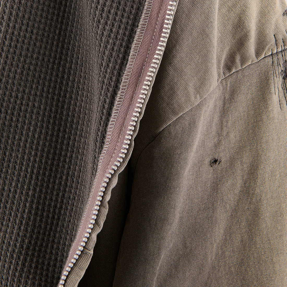 [SAINT Mxxxxxx]DOUBLE FACE ZIP HOODIE/CHARCOAL(SM-MK8-0000-061)