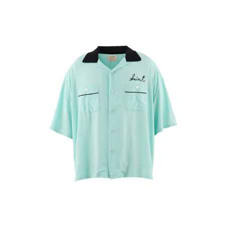 [SAINT Mxxxxxx]BOWLING SHIRT/TRUMP/SKY BLUE(SM-MK8-0000-037)