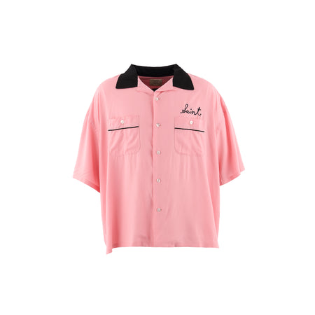 [SAINT Mxxxxxx]BOWLING SHIRT/TRUMP/PINK(SM-MK8-0000-036)