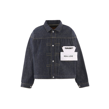 [SAINT Mxxxxxx]BBJ_DENIM JACKET/REGID/BLUE(SM-MK8-0000-C45)