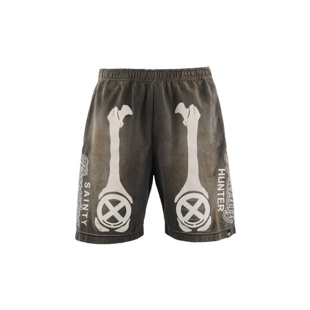 [SAINT Mxxxxxx]BH_CUT SEW SHORTS/BONE/CHACOAL(SM-MK8-0000-C33)