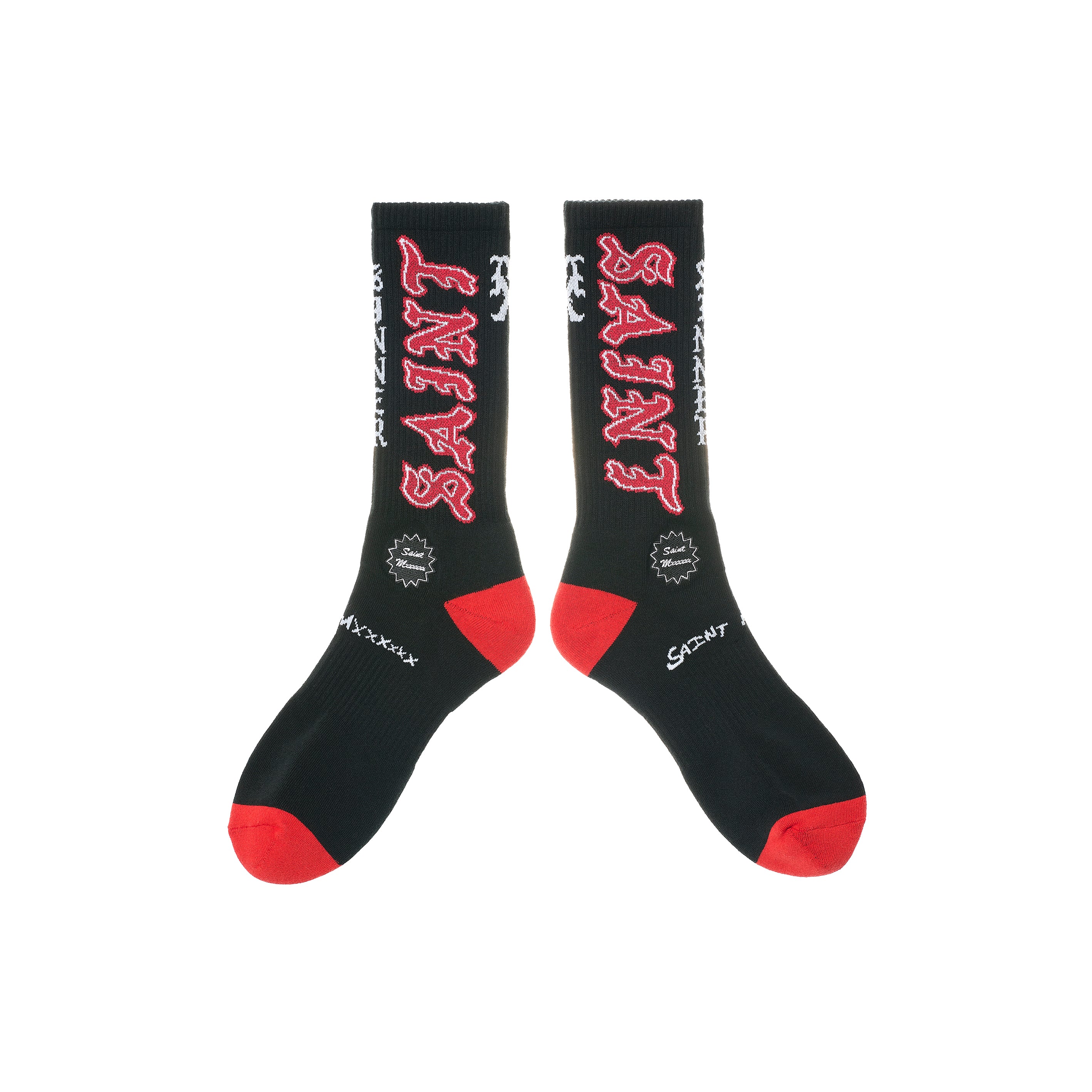 SAINT Mxxxxxx]SOCKS/SAINT/BLACK/RED(SM-MK8-0000-110) – R&Co.