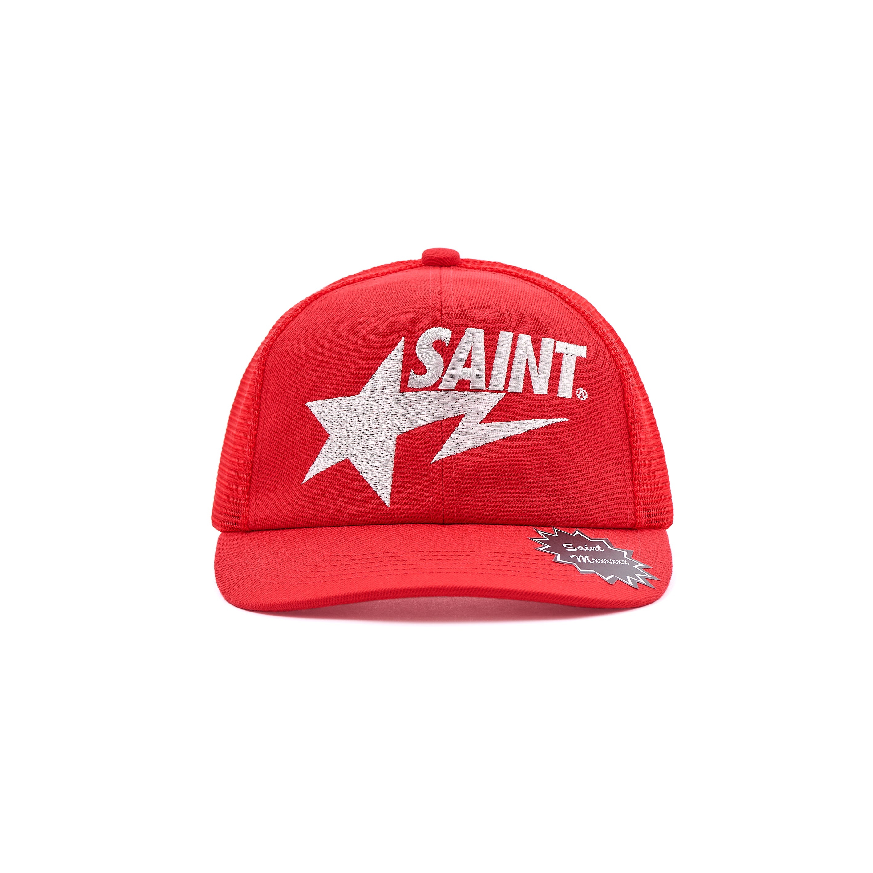 マ*ロ様 セントマイケル　BAPE_MESH CAP RED SAINT Mxxxxxx]BAPE_MESH CAP/RED(SM-MK8-0000-C60) – R&Co.