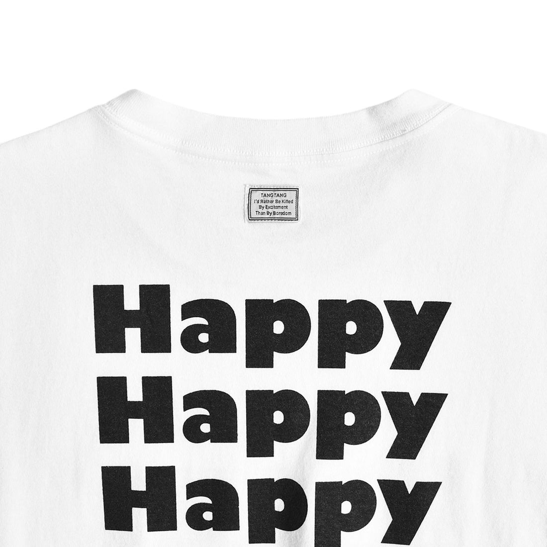 [TANGTANG]AIN'T/HAPPY/WHITE(T-2107)