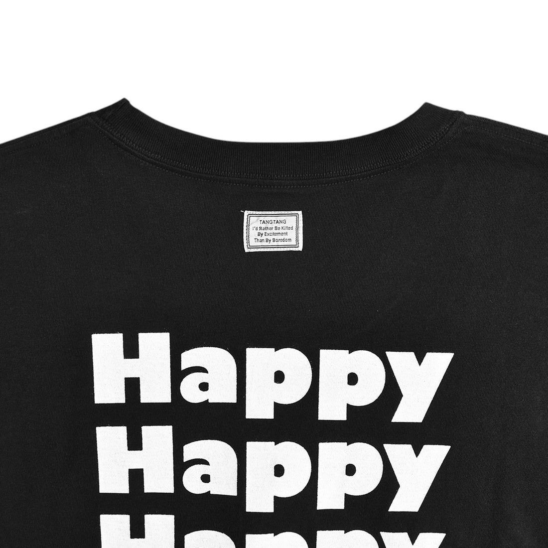 [TANGTANG]AIN'T/HAPPY/BLACK(T-2110)