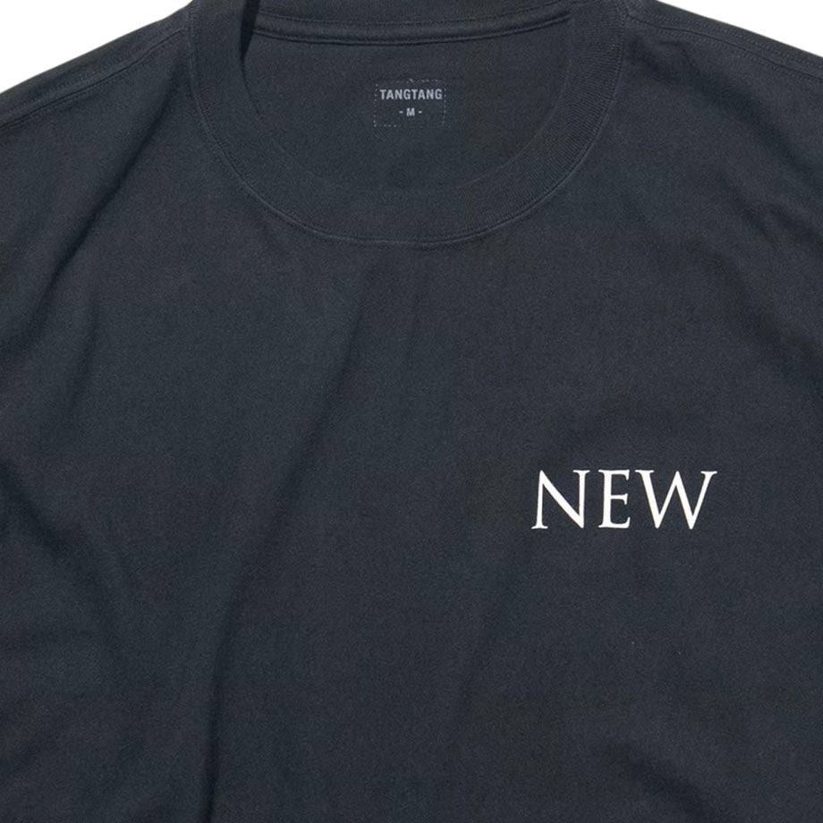 [TANGTANG]SIXLOGO / NEW /BLACK(T-3137)