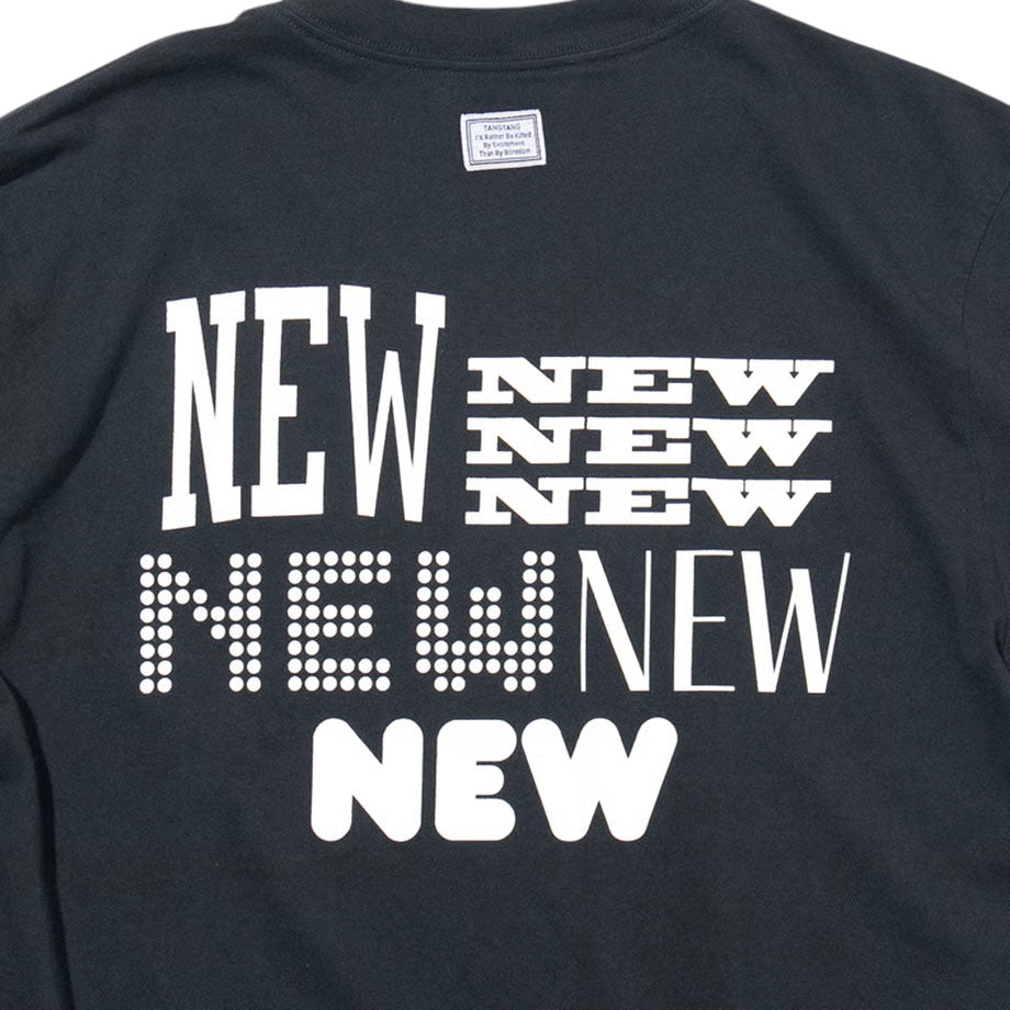 [TANGTANG]SIXLOGO / NEW /BLACK(T-3137)