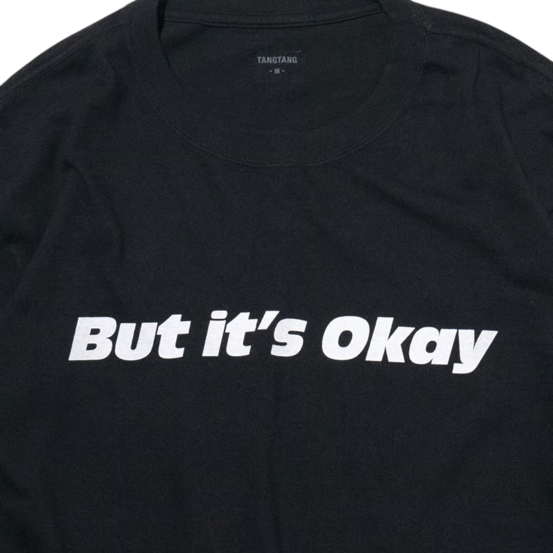 [TANGTANG]TEXT / OKAY / BLACK(T-4287)