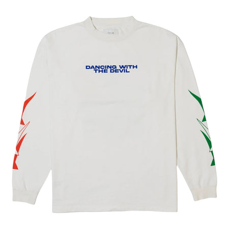 [TAIN DOUBLE PUSH]INTOXICATED LONG SLEEVE T-SHIRTS/WHITE(T521-LT005)
