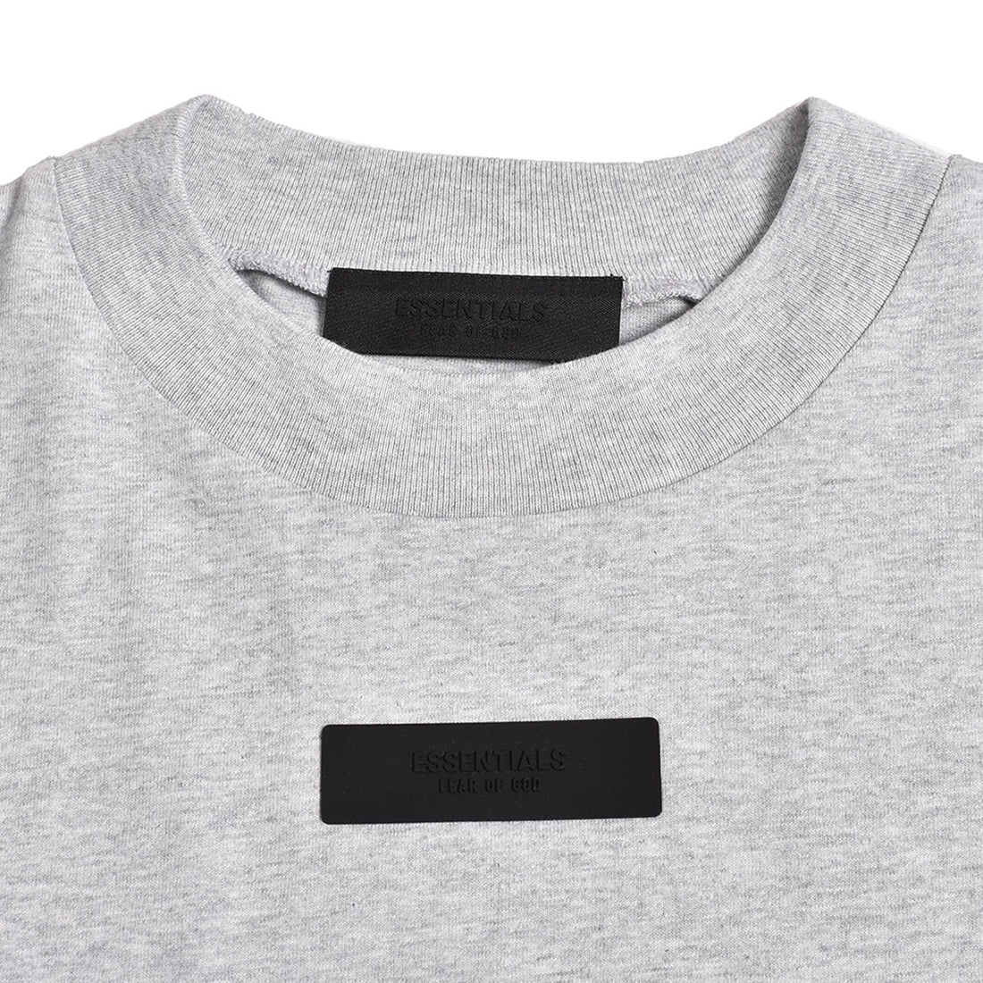 [ESSENTIALS]CREWNECK T-SHIRT/LIGHT HEATHER(125SP244196F)