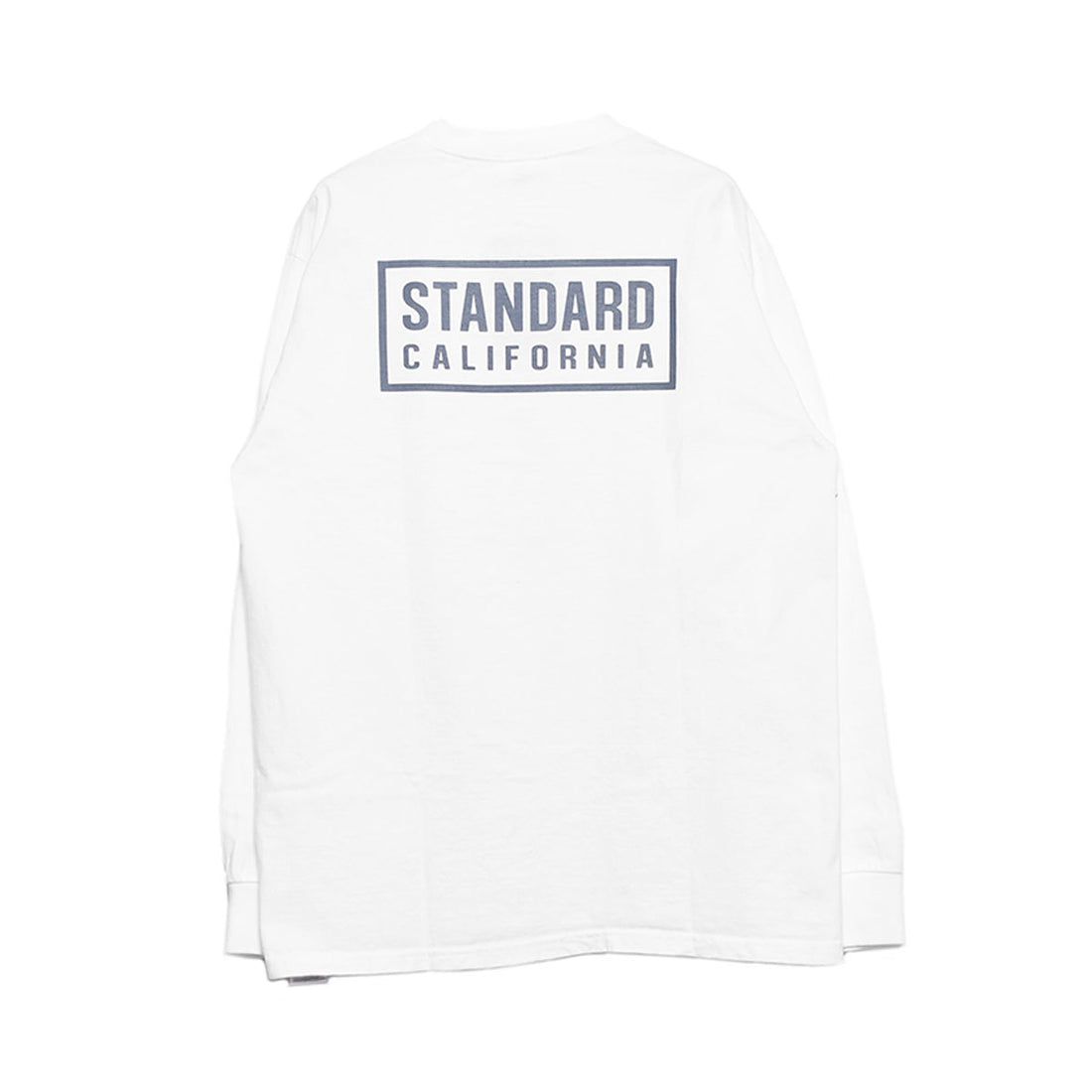 [STANDARD CALIFORNIA]SD Heavyweight Box Logo Long Sleeve T/WHITE(TSOLL100)