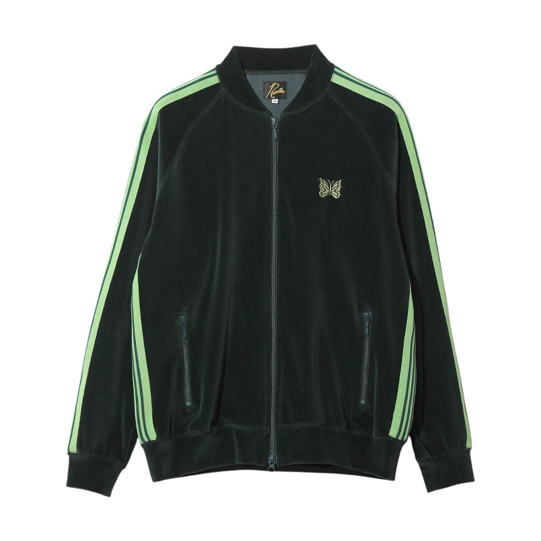[NEEDLES]Rib Collar Track Jacket - C/PE Velour(TY358)