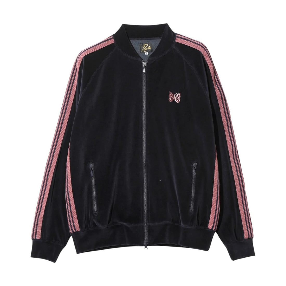 [NEEDLES]Rib Collar Track Jacket - C/PE Velour(TY358)