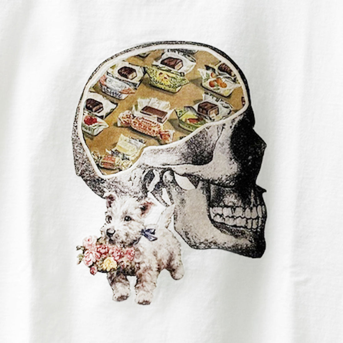 [UNDERCOVER]TEE SKULL DOG/WHITE(UC1E2802)