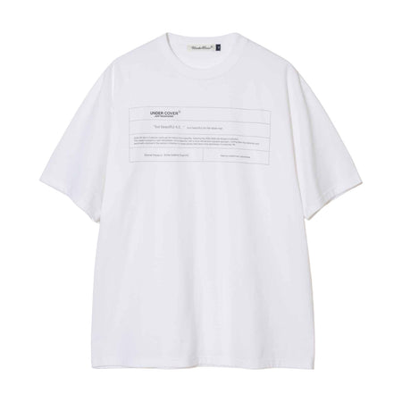 [UNDERCOVER]TEE but beautiful 4.5/WHITE(UC1F3803)